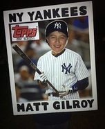 Baseball Card Costume