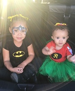 Batgirl and Robin Homemade Costume