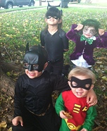 Batman, Catwomen, Robin and Joker Costume