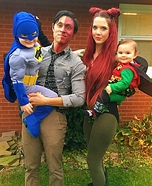Batman vs Villains Family Homemade Costume