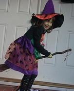Homemade Beautiful Witch Costume
