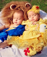 Beauty and the Beast Twins Homemade Costume