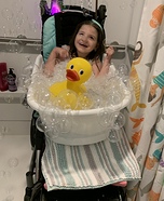 Beauty in the Bubble Bath Homemade Costume
