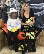 Bee Keeper and his Bees Homemade Costume