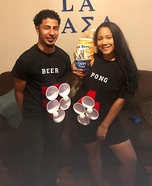 Beer, Pong and Beer Homemade Costume