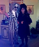 Beetlejuice and Lydia Couple Costumes