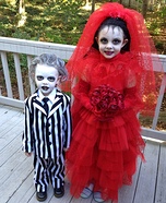 Beetlejuice and Lydia Costumes DIY