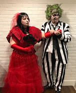 Beetlejuice and Lydia Homemade Costume