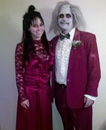 Beetlejuice and Lydia Couple Costume DIY
