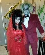 Beetlejuice Couple Homemade Costume