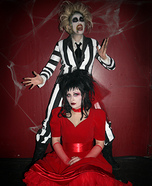 Beetlejuice and Lydia Costumes