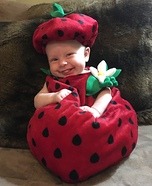 Berry Sweet Strawbaby Homemade Costume