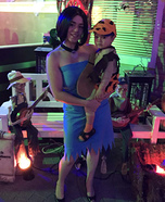 Betty Rubble and Bam Bam Homemade Costume