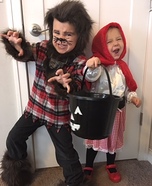 Big Bad Wolf & Little Red Ridinghood Homemade Costume
