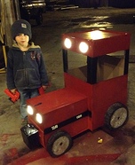 Big Red Tractor Homemade Costume