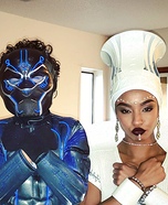 Black Panther & Queen Ramonda Homemade Costume