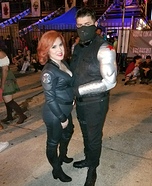 Black Widow & Winter Soldier Homemade Costume