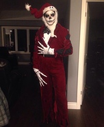 Blown up Jack Skellington Homemade Costume