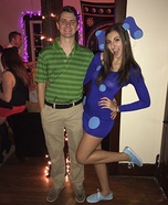 Blue and Steve Couple Homemade Costume