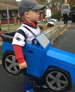 Blue Jeep Homemade Costume