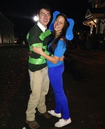 Blue's Clues Homemade Couples Costume