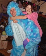 Boo and Sully from Monsters Inc Costume