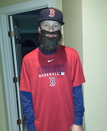 Boston Redsox Player Homemade Costume