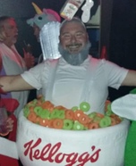 Bowl of Cereal Homemade Costume