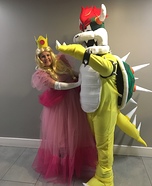 Bowser and Peach Homemade Costume