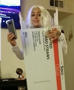 Box of Straws Homemade Costume