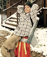 Boy with a Jet Pack Homemade Costume