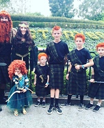 Brave Family Homemade Costume