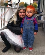 Bride of Chucky and Chucky Homemade Costume