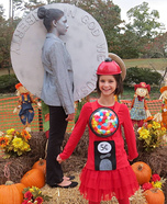 Bubblegum Machine and Nickel Homemade Costume