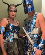 Bud Knight & Bud Dragon Homemade Costume