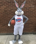 Bugs Bunny in Space Jam Homemade Costume