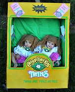Cabbage Patch Kids Twins Homemade Costume