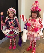 Candy Land Miss Mint and Lollipop Princess Homemade Costume