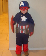 Homemade Captain America Costume