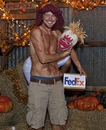 Cast Away Couple Homemade Costume