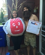 Castaway Wilson and Chuck Noland Homemade Costume