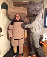 Cat Tree & Cat Homemade Costume