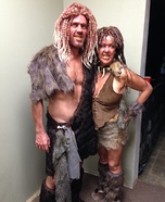 Cave Man and Women Costumes