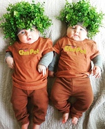 Ch Ch Ch Chia Twins Homemade Costume