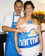 Par Halloween kostume idé: Charmin og Hr. Whipple Kostume