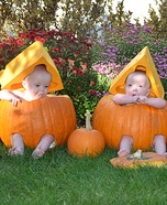 Cheese Head Pumpkins Baby Costume