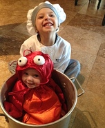 Chef Cooking the Lobster Homemade Costume
