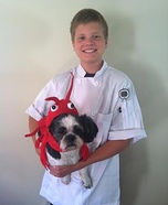 Chef with his Fresh Catch Homemade Costume