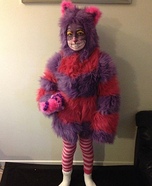 DIY Girl's Cheshire Cat Costume