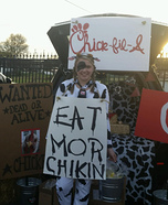 Chick-fil-A Cow Homemade Costume